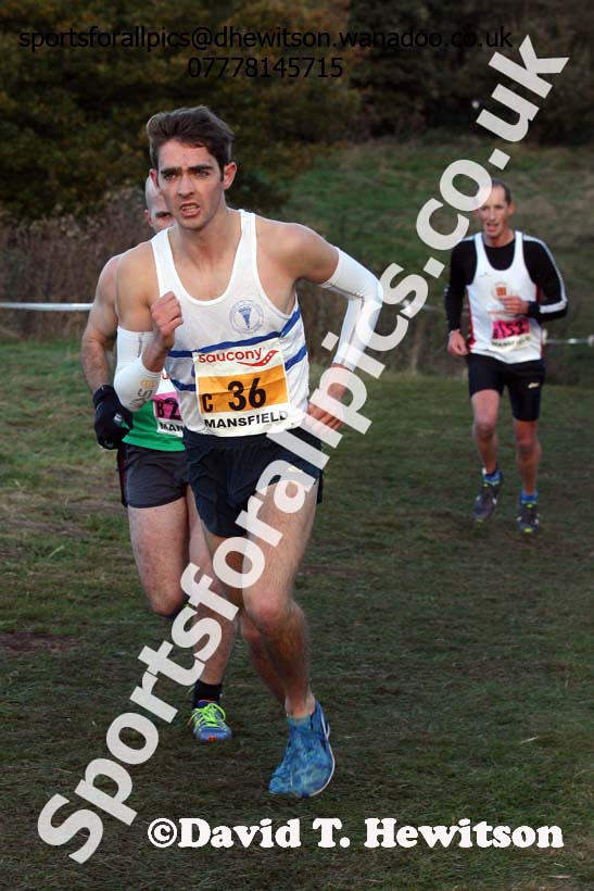Senior men, 2016 National Cross Country Relays, Berry Hill Park, Mansfield. Photo: David T. Hewitson/Sports for All Pics